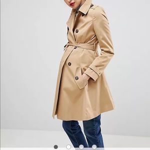 ASOS DESIGN Maternity trench coat—14